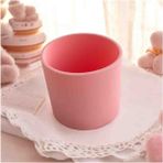 CKM Silikon Bebek Alıştırma Bardağı Silikon Bebek Bardağı - Pembe