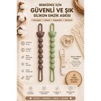 CKM silikon Emzik Askısı - Emzik Zinciri - Emzik Tutacağı 3’lü Set