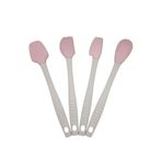 CKM silikon Silikon 4lü spatula kaşık seti Pembe