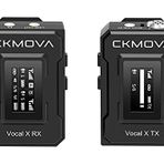CKMOVA Vokal X V1 Ultra kompakt 2,4 GHz Çift Kanallı Kablosuz Telsiz Mikrofon Seti