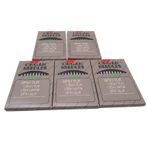 CKPSMS Şeffaf Plastik Kutuda Organ İğnesi - 50 ADET DPX17LR 135X16RTW DPX16LR Endüstriyel Yürüyüş Ayak Makineleri için Deri İğne (İğne Boyutu: 21/130)