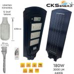 Cks Enerji Cata Solar Güneş Enerjili Sokak Armatürü 180W CT-4692