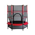 CKSpor 140 cm Korumalı Çocuk Trambolini, 55 inç, Fileli, Kırmızı