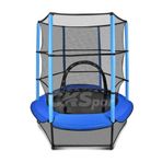 CKSpor 140 cm Korumalı Çocuk Trambolini, 55 inç, Fileli, Mavi