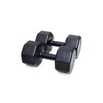 CKSpor Dambıl Seti, 8 Kg x 2 Adet, Toplam 16 Kg, Plastik, Siyah, Fitness ve Spor Ağırlığı