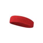 CKSpor Havlu Ter Bandı Kafa Bandı Headband Tenis Saç Bandı kırmızı