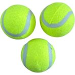 CKSpor Kedi ve Köpekler Için Oyun Topu 3'lü Tenis Topu Paketli - Sarı