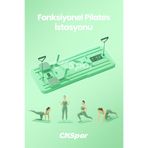 CKSpor Pilates Tahtası Seti, Reformer Etkili, Çok Amaçlı, Direnç Lastikli, Diz Minderli, Yeşil