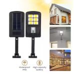 Cl-180 Solar Güneş Enerjili Sokak Lambası Bahçe Armatürü Aydınlatması 3 Modlu 6 Cob Ledli