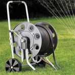 Claber 8894 Tekerli Metal Gemini Hortum Makarası