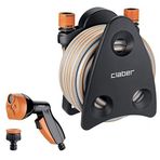 Claber 9031 Mını-Set Balcony Askılı Mini Hortum Seti, 10Metre Hortum+ 4 Fonksiyonlu Sulama Başlığı+ Adaptör+Hortum Askısı