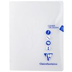Clairefontaine 303780C – Bir not defteri, Mimesys 17 x 22 cm, 32 sayfa, tek renkli, polipropilen zarf, renksiz