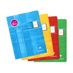 Clairefontaine 37528C – Yazı defteri Special Dys Piqué 17 x 22 cm, 48 sayfa, çerçeve ve çizgiler, 4 renk, satır aralığı 2 mm