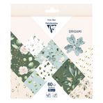 Clairefontaine 95381C - Paket Origami Kağıdı, 60 Yaprak, 15 x 15 cm 70 g, Romantik, 1 Paket