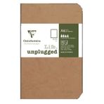 Clairefontaine Age Bag Stapled A6 Çizgisiz Defter Taba 734186C
