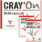 Clairefontaine Cray Ön Çizim A3 120 gr 50 Yaprak Yandan Spirallı Defter
