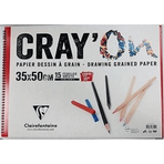 Clairefontaine Cray Ön Çizim Blok 35x50 120 gr 15 Yaprak Defter