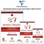 Clairefontaine Dessin Croquis 120 gr 50 Yaprak Çizim Defteri