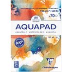 Clairefontaine Goldline Aquapad Soğuk Baskı - Orta Doku Sulu Boya Defteri 300 Gr. A5 70 Yaprak