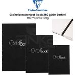 Clairefontaine Graf Book 360 100 Yaprak 100 gr Çizim Defteri