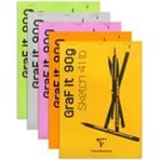 Clairefontaine Graf İt Beyaz 90 gr 80 Yaprak Çizim Blok Resim Defteri