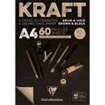 Clairefontaine Kraft A4 90 gr 60 Yaprak Blok
