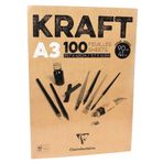 Clairefontaine Kraft Yapışkan Kenarlı A3 Defter