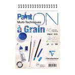 Clairefontaine Paint On A Grain A5 200 gr 20 Yaprak Üstten Spiralli Çok Amaçlı Blok