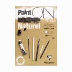 Clairefontaine Paint On Dikişli 250gr 30yp A5 Karışık Teknik Çizim Blok - Natural Kağıt