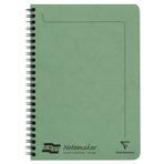Clairefontaine - Ref 3097Z - Europa Notemaker Sidebound Defter (120 Sayfa) - A5 Boyutu, 90 gsm Fırçalanmış Parşömen Kağıdı, Mikro Delikli Sayfalar, Çizgili Çizelgeler - Limon Yeşili