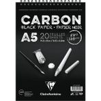 Clairefontaine Resim Defteri Carbon A5 Siyah Defter 20 Yaprak 97617