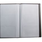 Clairty Business PU Leather Journal Name Card Book Holder (300 cell)