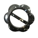 CLALOC İç 25/30mm 20 adet flaş altın reçine kemer tokası ipek eşarp yüzük klip bel tokası T Shirt kravat klipleri kadınlar için Diy giyim çantası askısı