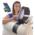 Clamp Champion Pro - Kanepe, Yatak, Araba, Mutfak, Bacak, Ofis, Uçak, Yastık için Evrensel Tablet ve Cep Telefonu Tutucu ve Standı - 3 İnç ila 12 İnç Cihazlara Uyar (Siyah)