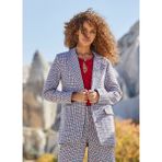 Clandestino Blazer Ceket Beyaz - XL