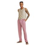 CLANDESTINO Duble Paça Bohem Erkek Pantolonu Pembe
