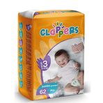 Clappers No:3 Midi 62 Adet Bebek Bezi
