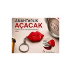 Claraco Kutu İçecek Açacağı Anahtarlık Kırmızı Dudak - Kolay İçecek Açma Aparatı