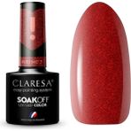 Claresa Kalıcı Oje Kiss Me 7 Simli Koyu Kırmızı 5g - Renkli