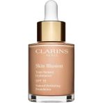 Clarins Skin Illusion Spf 15 - Nemlendirici Doğal Fondöten 109 Wheat 30 Ml
