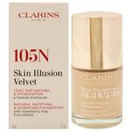 Clarins Skin Illusion Velvet 105 Fondöten 30 ml