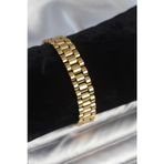 Clariss 316L Çelik 12 mm Kalınlıkta Gold Renkli Erkek Bileklik