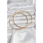 Clariss 316L Çelik Gold Renk 75 mm Halka Küpe