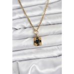 Clariss 316L Çelik Zincir Gold Renk Vintage Model Kadın Kolye