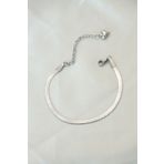 Clariss BB4102 316L Çelik Gümüş Renk İtalyan Zincirli Bileklik