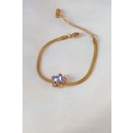 Clariss BJ-BB5446 316L Çelik Gold Renk Kristal Taşlı Yıldız Model Kadın Bileklik