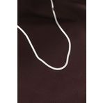 Clariss BJ-BKO6229 316L Çelik Gümüş Renk 60 cm İtalyan Zincir Kolye