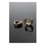 Clariss BJ-EKP252 316L Çelik Gold Renk Halka Model Çift Küpe