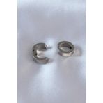 Clariss BJ-EKP277 316L Çelik Gümüş Renk Sıkıştırmalı Erkek Küpe