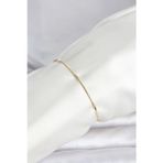 Clariss CM 14K Gold Renk Barlı Yılan Zincir Model Kadın Bileklik